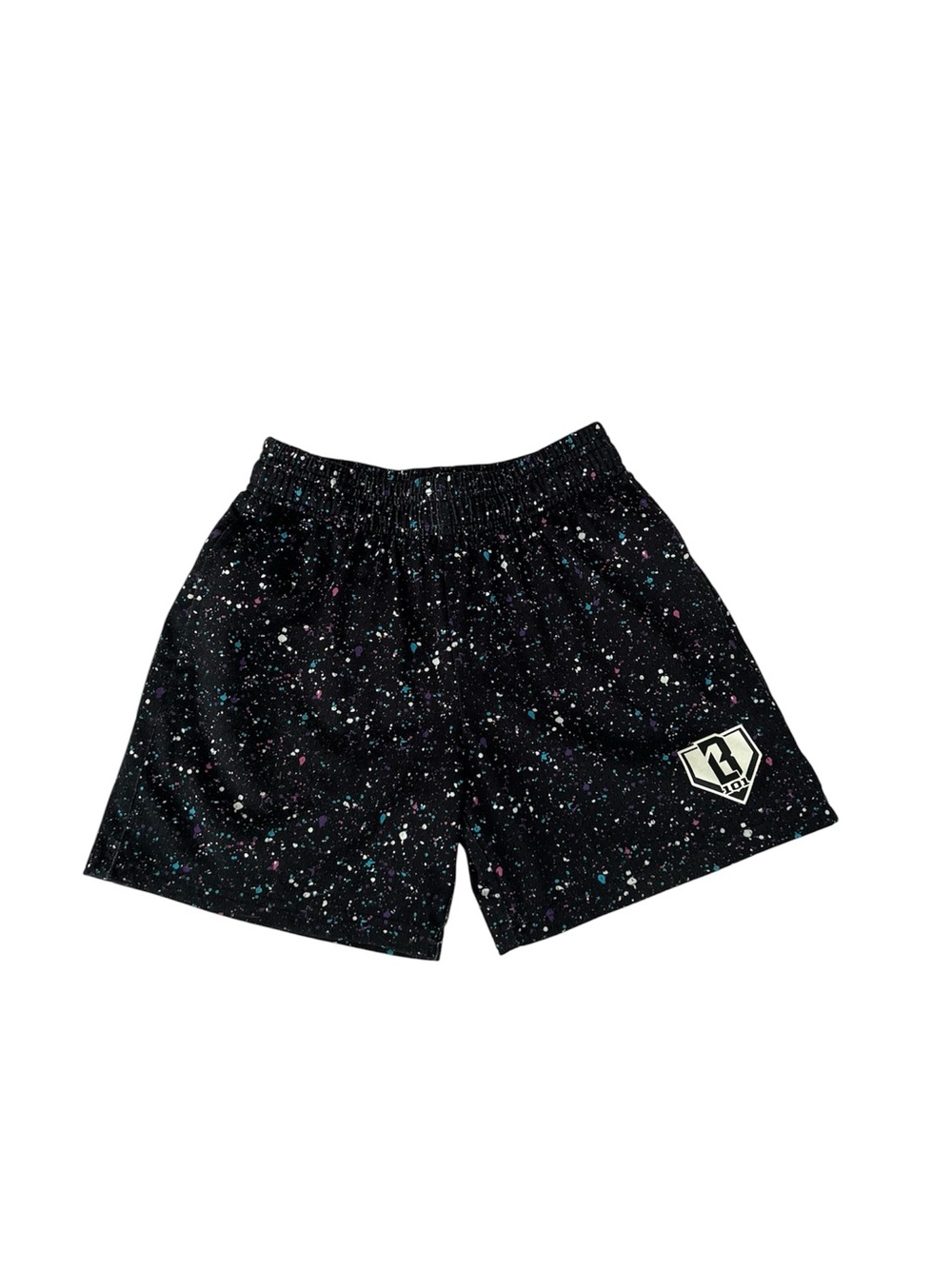 Baseball Lifestyle 101 Splatter Print Shorts Size Youth M